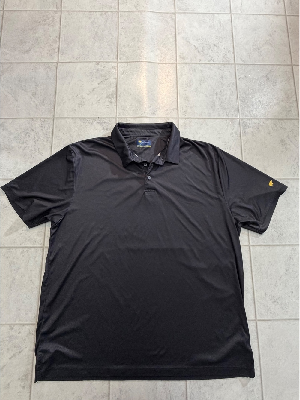 Jack Nicklaus black short sleeve polo shirt